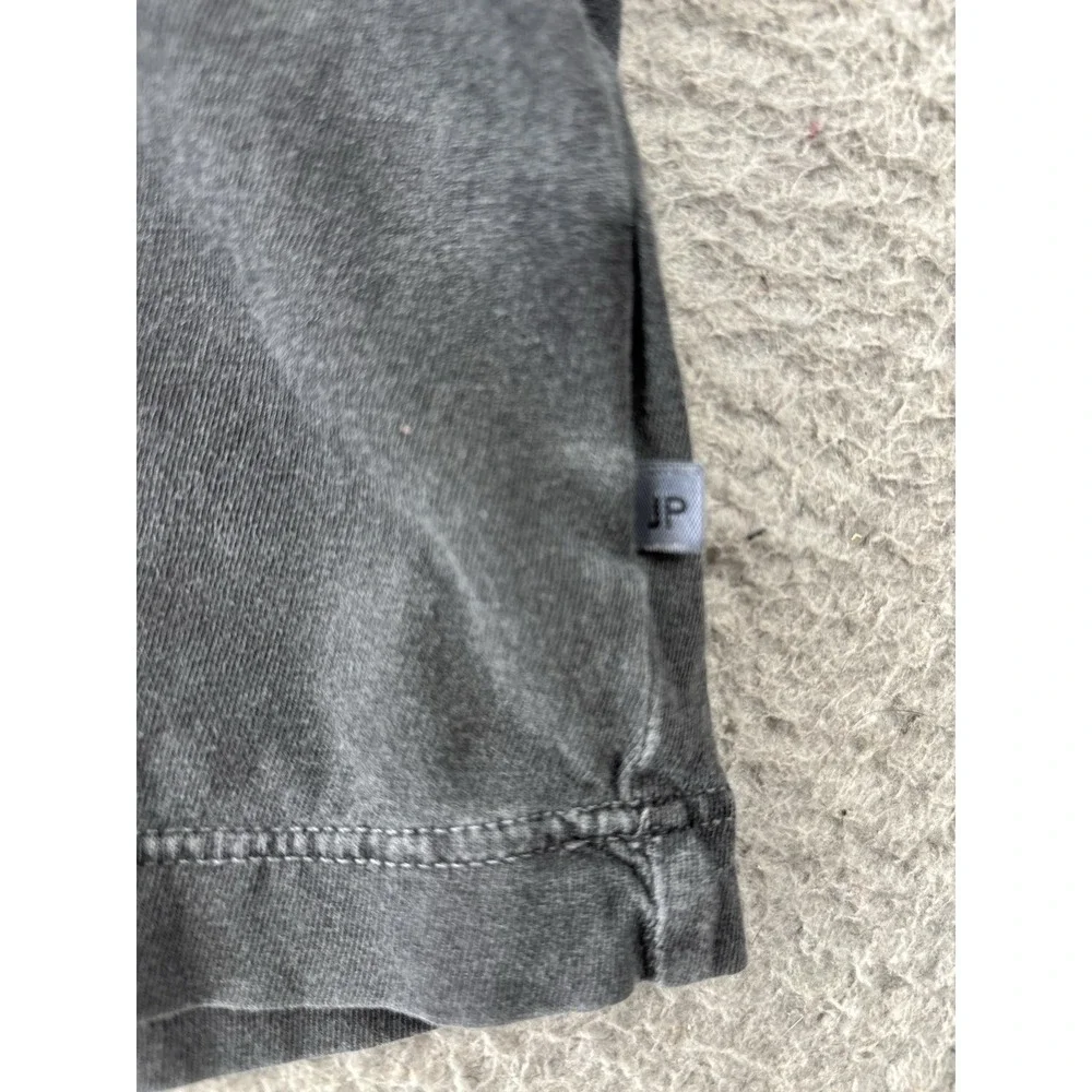 Standard James Perse T-Shirt Mens 3/Large Faded Black Crew Neck Long Sleeve - Picture 5 of 9